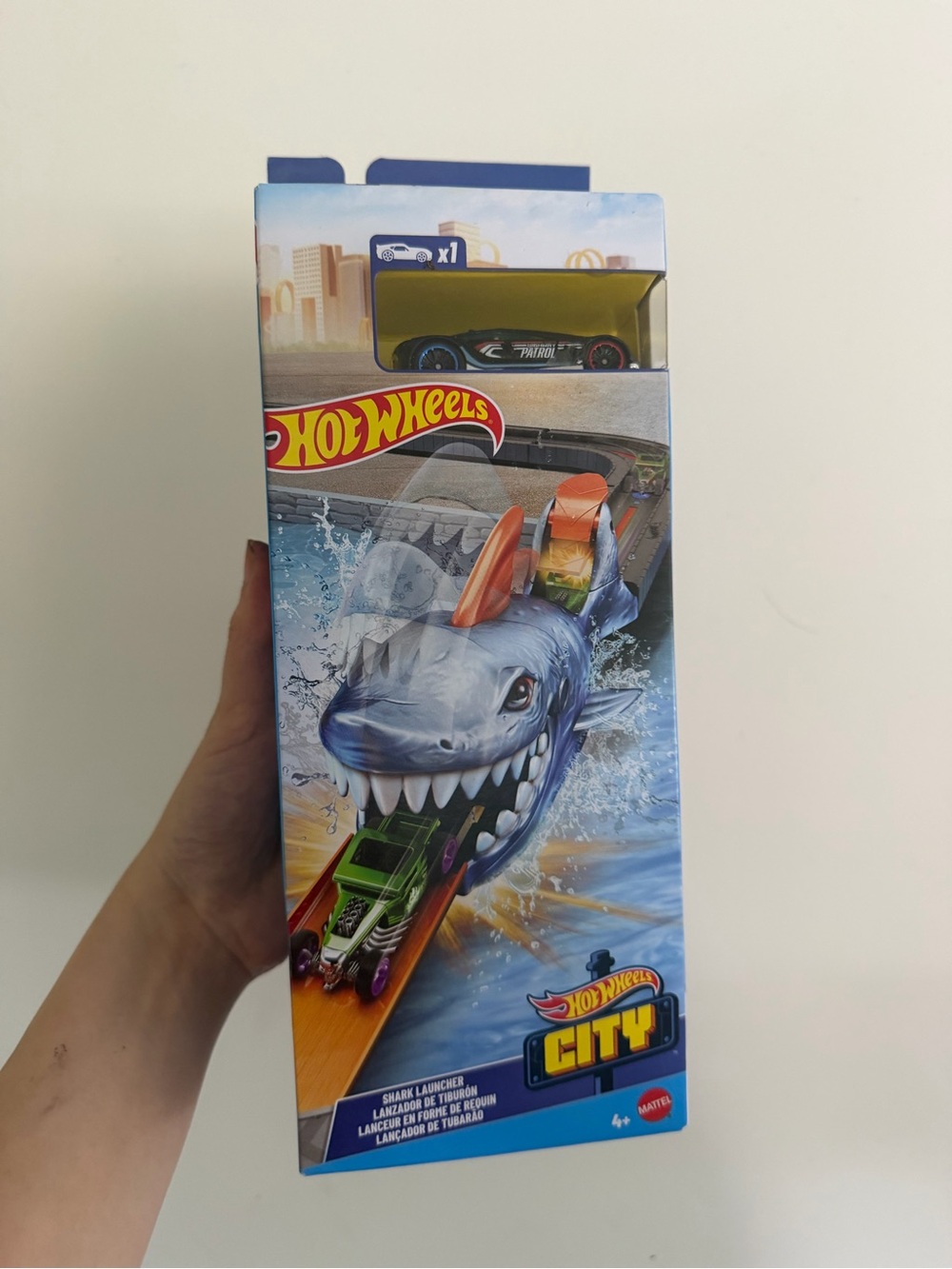 Hot wheels Shark Launcher Playset - Blue